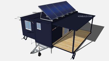 Nhà container hiện đại New Zealand, Nhà nhỏ có thể mở rộng với hệ thống năng lượng mặt trời tắt