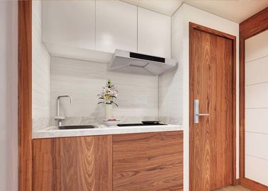 Liquid Flat Pack Luxury Prefab House Tùy chỉnh với nội thất / phòng ngủ bằng gỗ