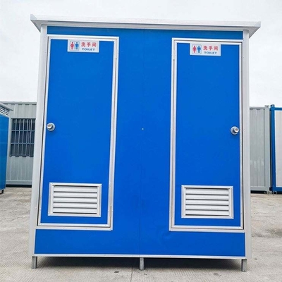 Nhà vệ sinh đa người ngoài trời di động được chế tạo sẵn với điện và hệ thống ống nước và cách nhiệt